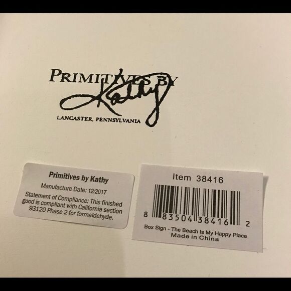 Beach Motivational Sign Shelf Sitter Nautical Art - Picture 3 of 5